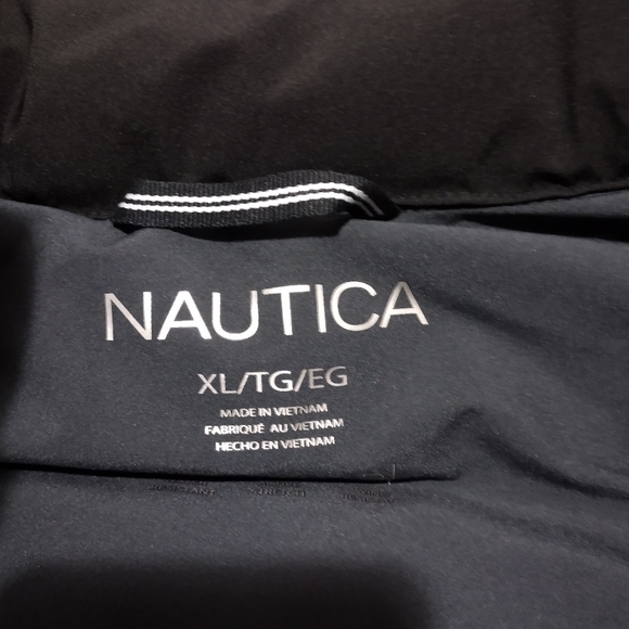 Nautica Mens Black Water & Wind Resistant Puffer Jacket - Picture 13 of 14